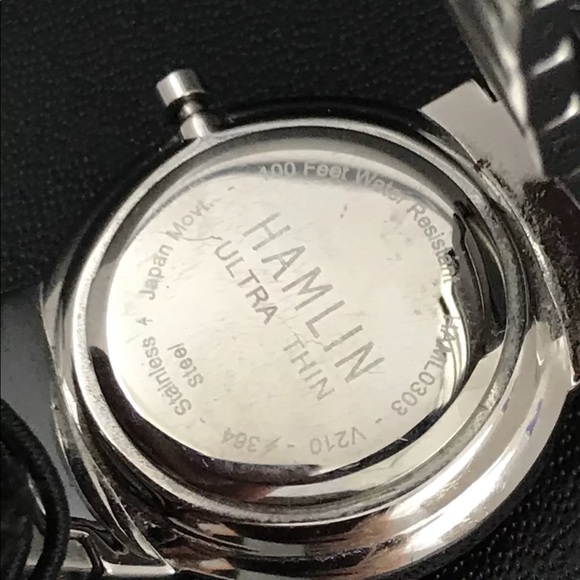 NWT Hamlin Ultra Thin Ladies Two Tone Watch - Picture 5 of 6
